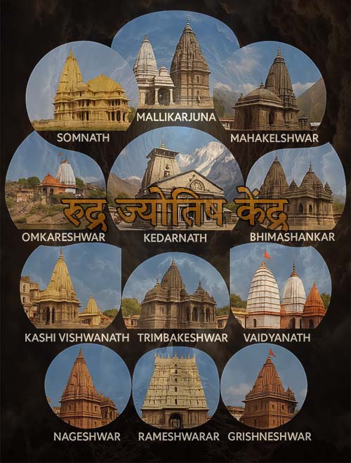 12 Jyotirlinga images